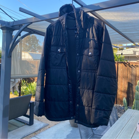 The North Face Men's Black Hooded Puffer Jacket